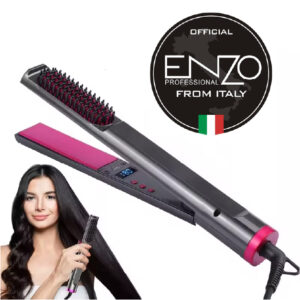 ENZO PROFESSIONAL Lisseur Professionnel 2 En 1 Rapide 230°