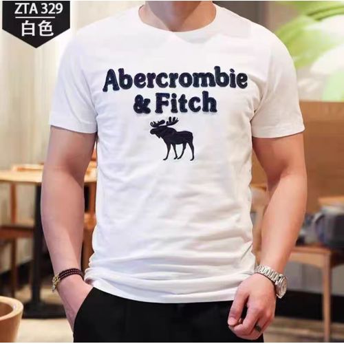 T-Shirt Homme En Coton Tendance Avec motif brodé super confortable - Blanc